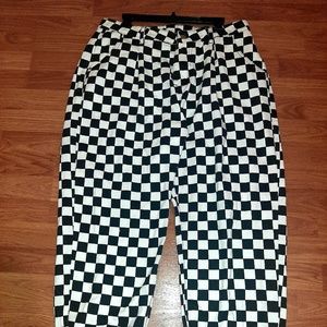 Chic Vintage CHECKERBOARD BLK/ WTE JEANS